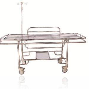 不锈钢四小轮担架车